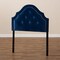 Baxton Studio Cora Royal Blue Velvet Upholstered Twin Size Headboard 154-9321 - alternate 5